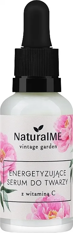 NaturalME Vintage Garden Peony &amp; Elderberry Energizing Face Serum With Vitamin C Energizirajući serum za lice sa vitaminom C