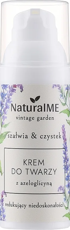 NaturalME Vintage Garden Sage &amp; Cistus Reducing Imperfections Cream With Azeloglycine Dnevna krema za lice koja smanjuje nesavršenosti sa azeloglicinom