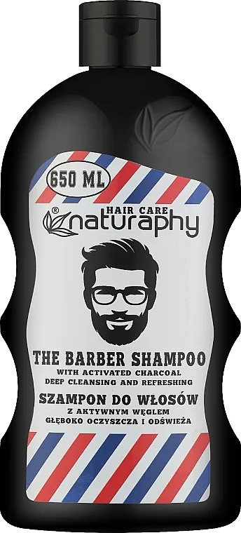 Naturaphy Natural Shampoo With Activated Charcoal Šampon sa aktivnim ugljem