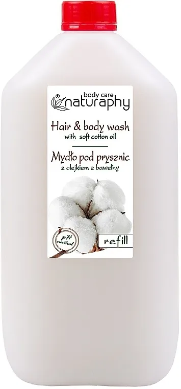 Naturaphy Refill Šampon gel za tuširanje s uljem pamuka