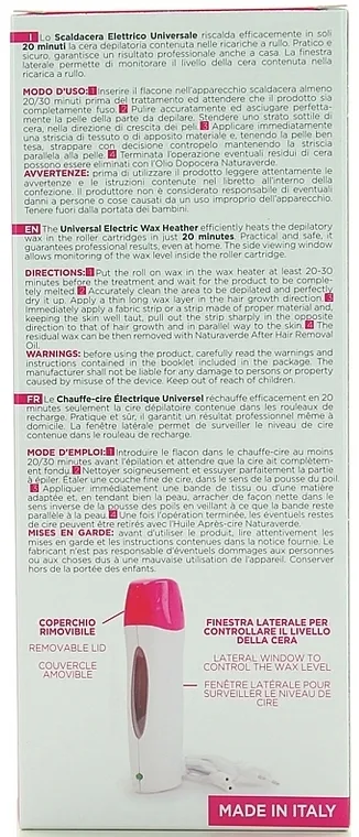 Naturaverde Pro Wax Heather Electric Universal For Roll-On Cartridges Grejač voska za depilaciju