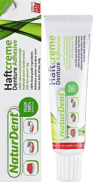 NaturDent Haftcreme Učvršćivanje krema za uklonjive proteze