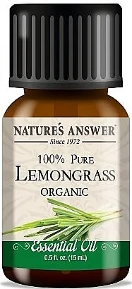 Nature's Answer Lemongrass Essential Oil Organsko eterično ulje od limunske trave