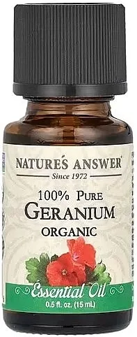 Nature's Answer Pure Geranium Essential Oil Organsko eterično ulje geranijuma