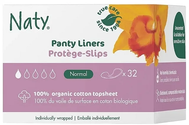 Naty Panty Liners Ekološki dnevni ulošci Normal, 32 kom.