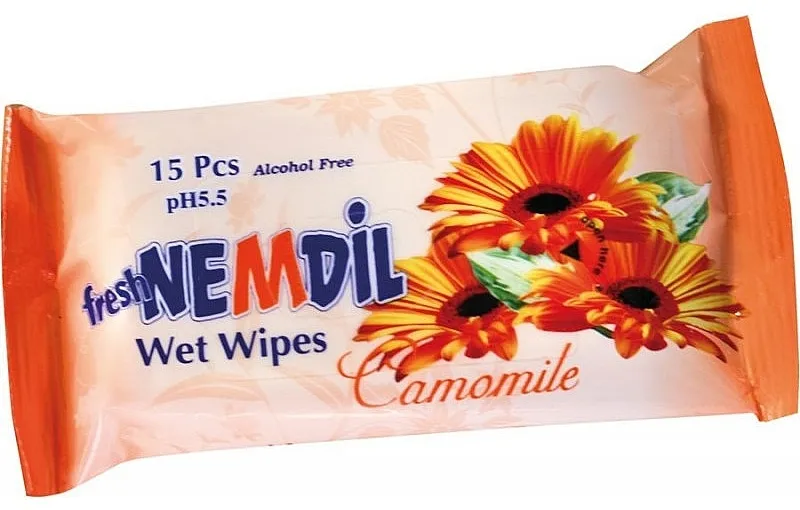 Nemdil Flowers Wet Wipes Vlažne maramice Kamomila