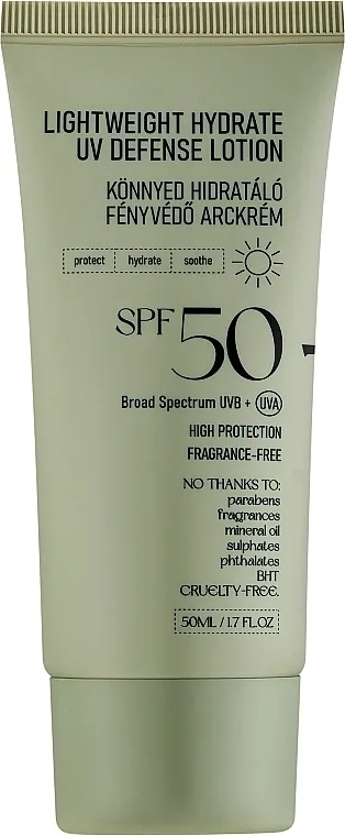 Nerds Lightweight Hydrate UV Defense Lotion SPF50 50 Lagani hidratantni losion SPF 50