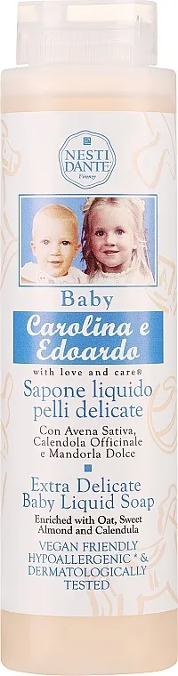 Nesti Dante Carolina &amp; Edoardo Extra Delicate Baby Liquid Soap Tekući sapun "Carolina i Eduardo"