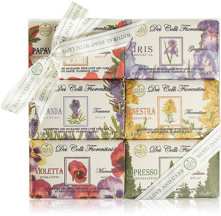 Nesti Dante Dei Colli Fiorentini Collection (soap/6x150g) Set sapuna