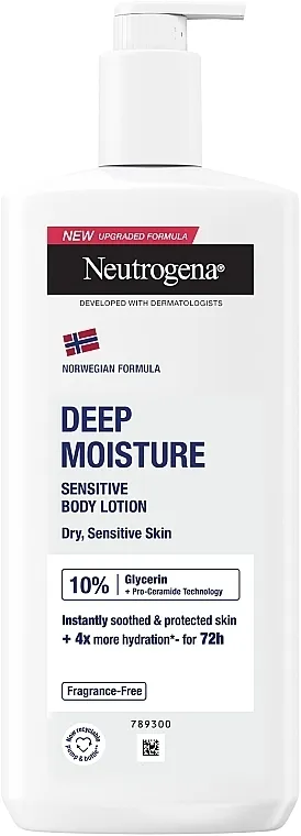 Neutrogena Deep Moisture Body Lotion Dubinsko hidratantno mlijeko za osjetljivu kožu