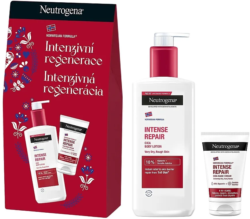 Neutrogena Intense Repair (b/lot/400ml + h/cr/50ml) Set