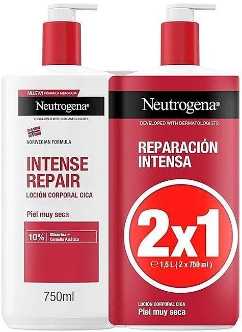 Neutrogena Intense Repair Body Lotion (b/lot/2x750ml) Set