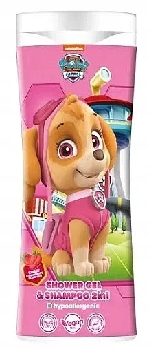 Nickelodeon Paw Patrol 2in1 Shower Gel &amp; Shampoo Skye Strawberry Šampon i gel za tuširanje "Sky"