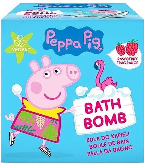 Nickelodeon Peppa Pig Bath Bomb Raspberry Kugla za kupanje 'Malina'