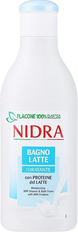 Nidra Moisturizing Milk Bath Foam With Milk Proteins Pena-mleko za kupanje sa mlečnim proteinima