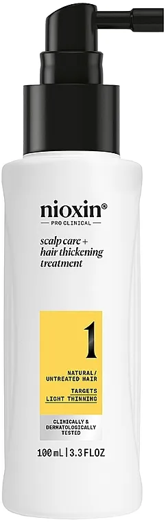 Nioxin Pro Clinical System 1 Scalp + Hair Thickening Treatment Proizvod za negu kože glave i tanke kose