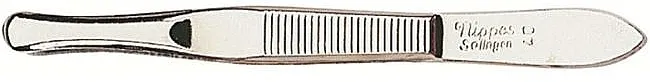 Nippes Solingen Round Zaobljena pinceta, 8 cm