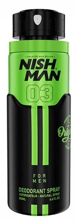 Nishman 03 For Men Deodorant Spray Dezodorans u spreju