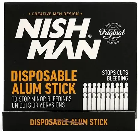 Nishman Disposable Alum Stick Štapić za zaceljivanje posekotina nakon brijanja