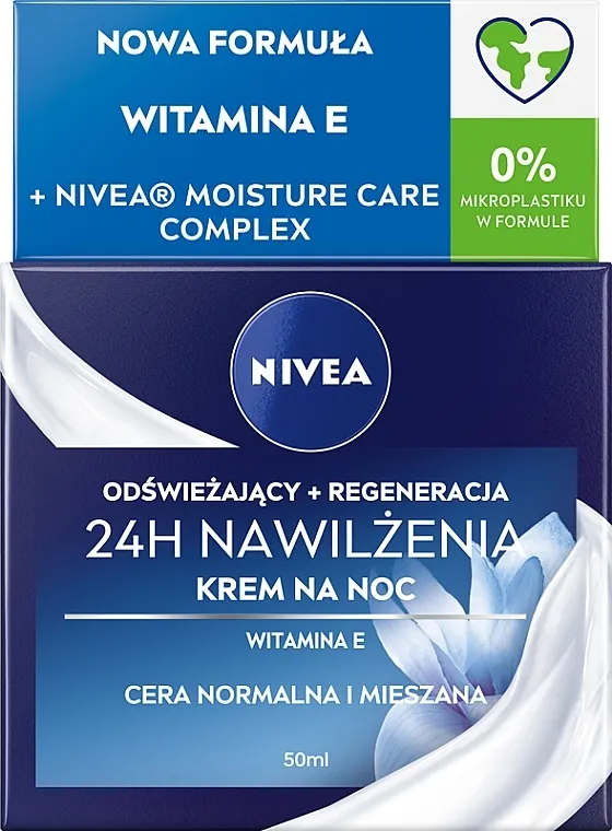 Nivea 24H Regenerating Night Cream With Vitamin E Revitalizirajuća noćna krema s vitaminom E