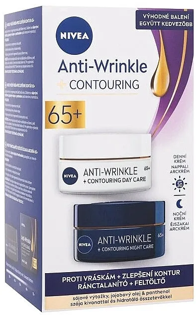 Nivea Anti-Wrinkle+Contouring 65+ (d/cr/50ml + n/cr/50ml) Set