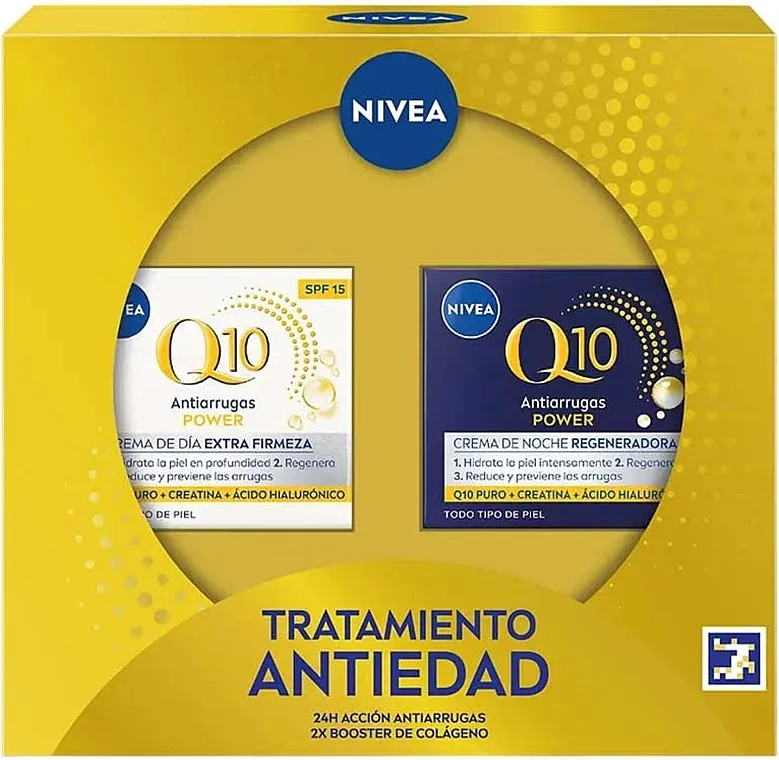NIVEA Antiarrugas Q10 Power (d/cr/50ml + n/cr/50ml) Set
