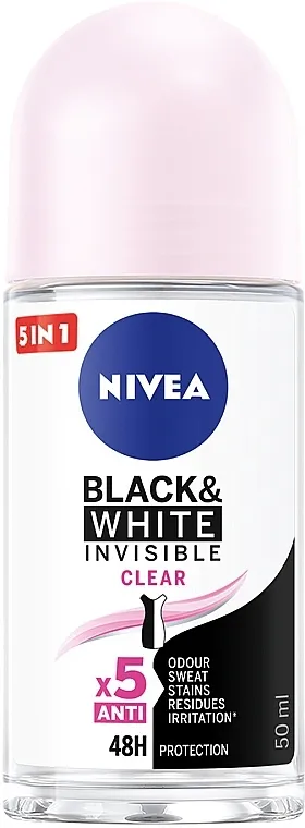 NIVEA Black &amp; White Invisible Clear Antiperspirant 48 sati