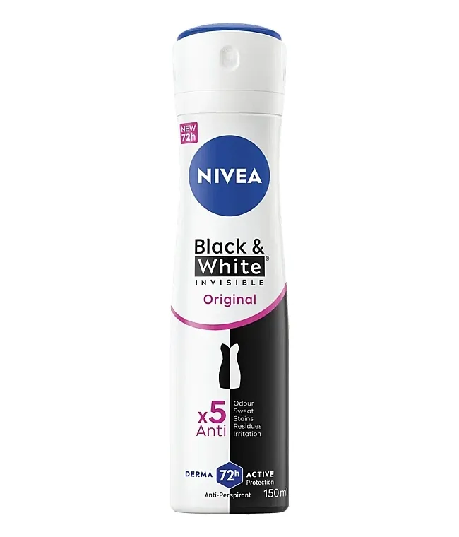 Nivea Black &amp; White Invisible Original 48H Deodorant Dezodorans-antiperspirant