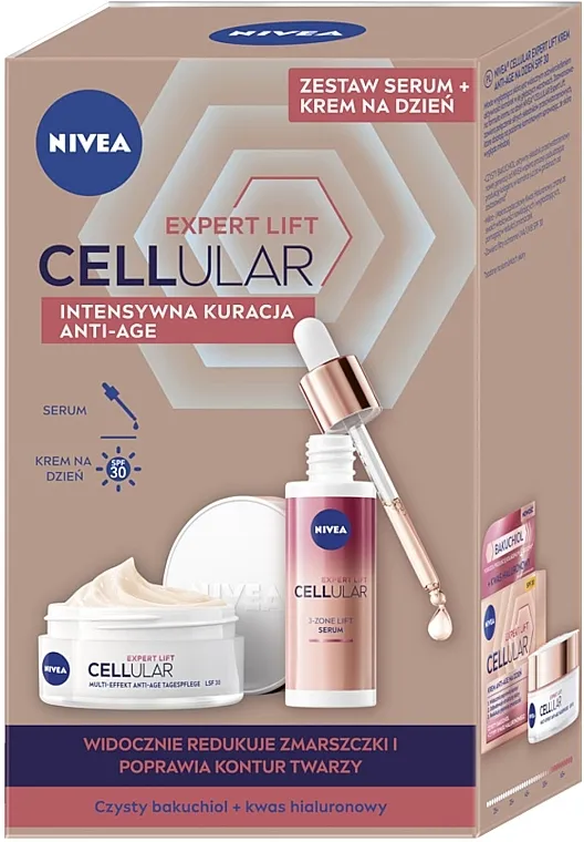 Nivea Cellular Expert Lift Duopack (f/cr/50ml + f/ser/50ml) Set