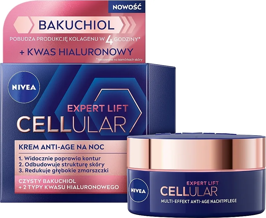 Nivea Cellular Expert Lift Multi-Effekt Anti-Age Night Cream Noćna krema za lice