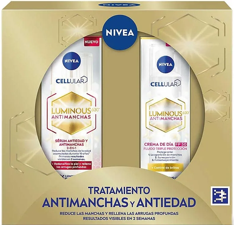 NIVEA Cellular Luminous 630 Anti-Blemish (d/cr/40ml + serum/30ml) Set
