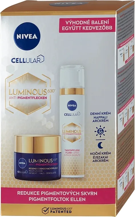 Nivea Cellular Luminous 630 (cr/50ml + fluid/40ml) Set
