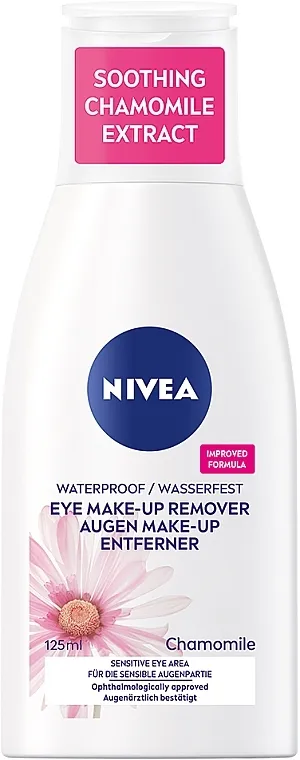 Nivea Chamomile Waterproof Eye Make-Up Remover Mleko za skidanje šminke