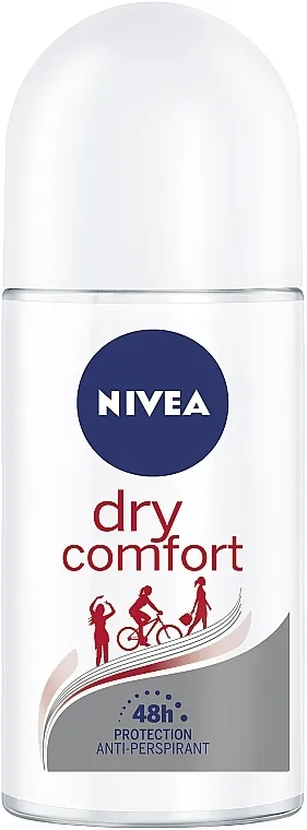 NIVEA Deodorant Dry Comfort Plus 48H Roll-On Roll-on deodorans "Protection and comfort"