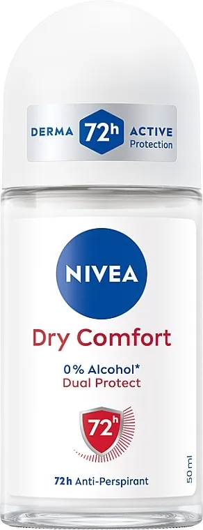 Nivea Deodorant Dry Comfort Roll-On Roll-on dezodorans "Zaštita i udobnost", 72 sata