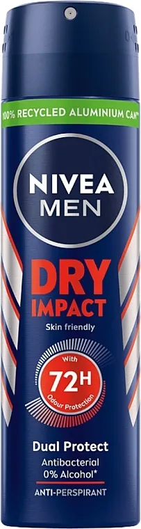 NIVEA Deodorant Dry For Men Dezodorans u spreju protiv znojenja "Moćna zaštita" za muškarce