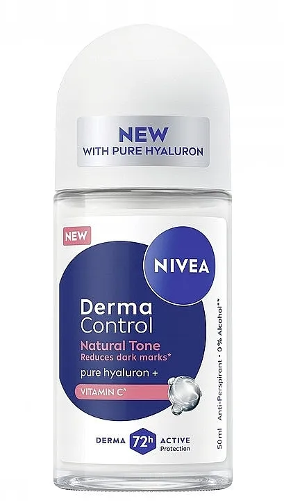 NIVEA Derma Control Natural Tone Antiperspirant Roll-On Antiperspirant u kuglici