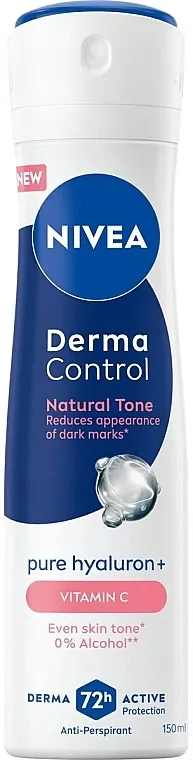 NIVEA Derma Control Natural Tone Antiperspirant Spray Antiperspirant u spreju