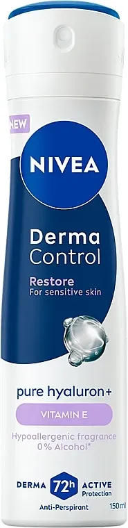 NIVEA Derma Control Restore Antiperspirant Spray Antiperspirant Derma Control, sprej