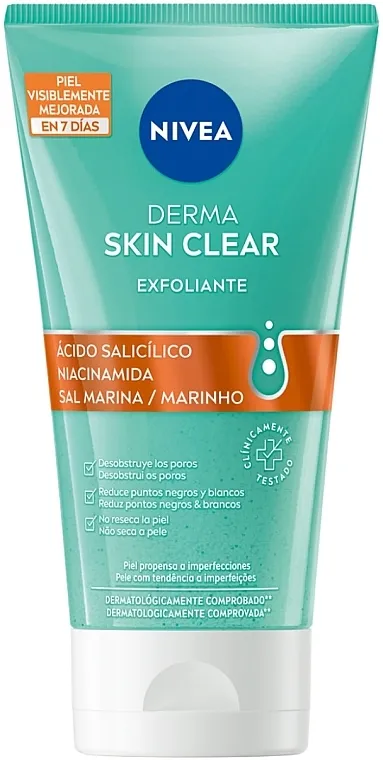 NIVEA Derma Skin Clear Exfoliante Eksfolijant za lice