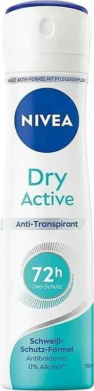 NIVEA Dry Active Deodorant 72H Dezodorans u spreju