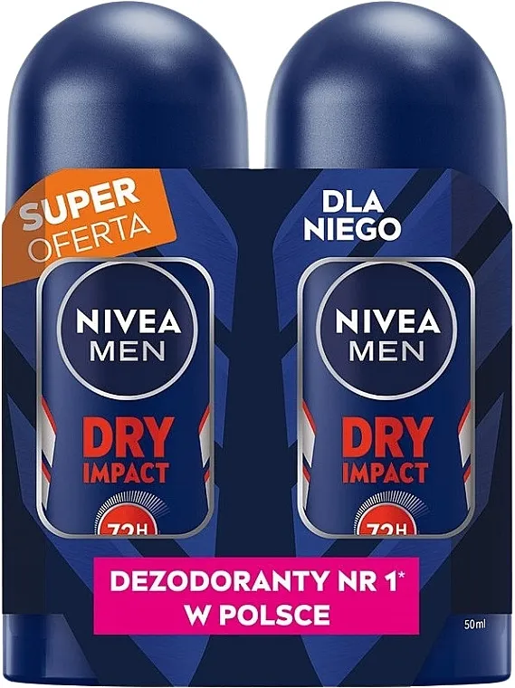 NIVEA Dry Impact 72H (deo/2x50ml) Set