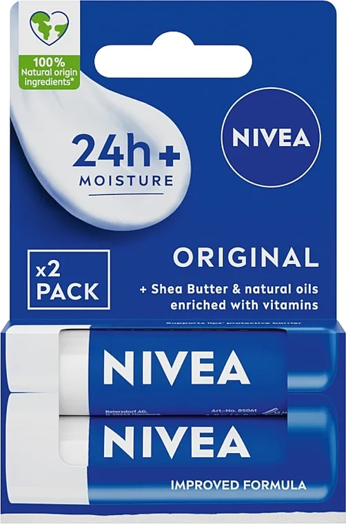 Nivea Duopack 2xOriginal Negujući balzam za usne