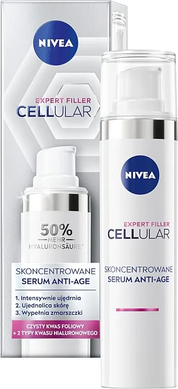 Nivea Expert Filler Cellular Concentrated Anti-Age Serum Koncentrirani serum protiv starenja lica