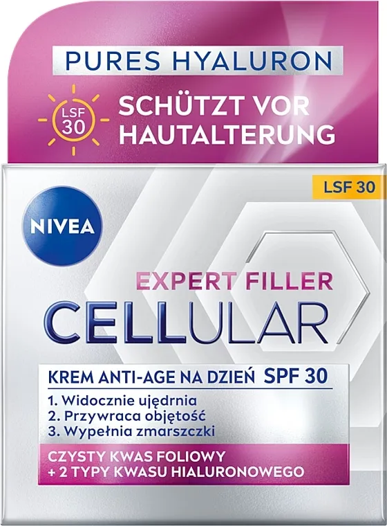 NIVEA Expert Filler Cellular Intensive Anti-Aging Day Cream SPF30 Intenzivno podmlađujuća dnevna krema SPF30