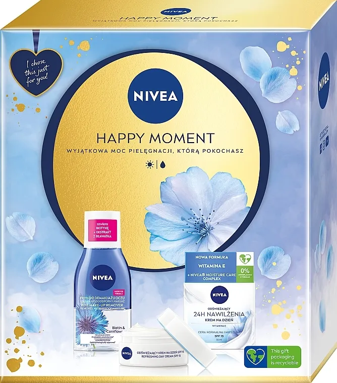 NIVEA Happy Moment (cr/50ml + micel/water/125ml) Set