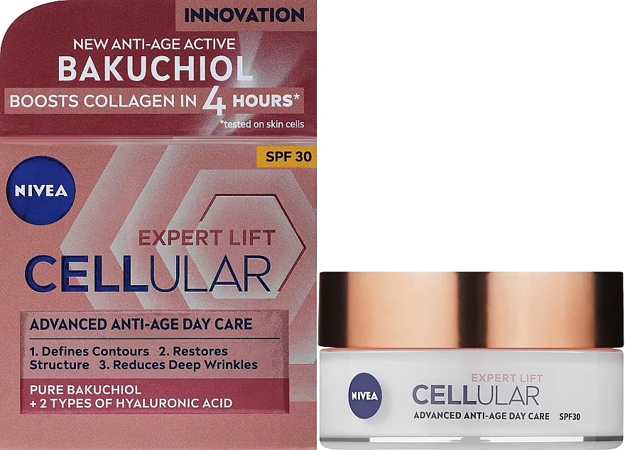 Nivea Hyaluron Cellular Filler +Elasticity-Reshape Day Cream SPF30 Dnevna krema za oblikovanje