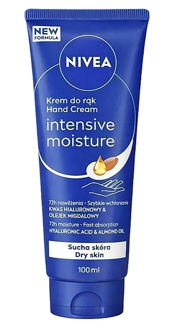 NIVEA Intensive Moisture Hand Cream Krema za ruke sa hijaluronskom kiselinom i bademovim uljem