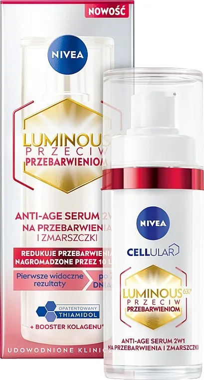 NIVEA Luminous 630 Serum Serum za lice 2 u 1