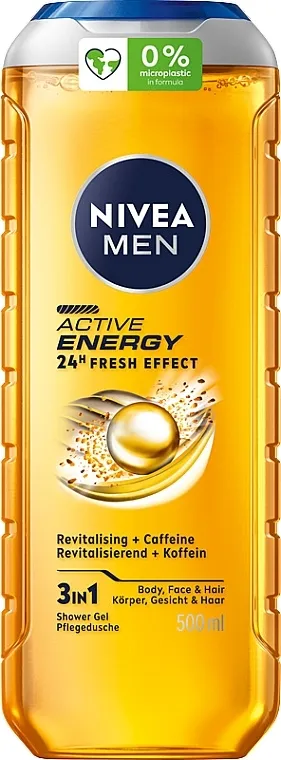 Nivea Men Active Energy 24H Fresh Effect Gel za tuširanje